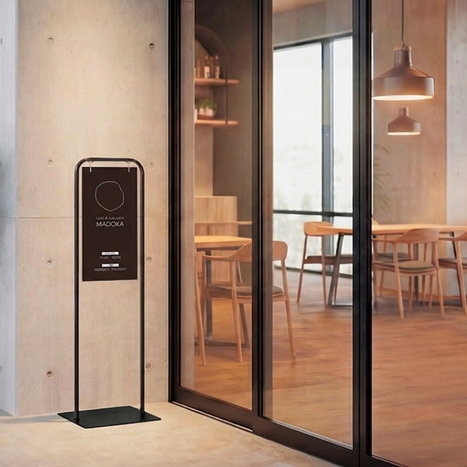 おしゃれ立て看板 T型スリムタイプ