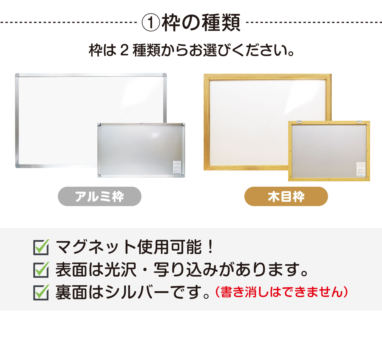 1.枠の種類