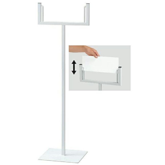 立て看板 簡易 スタンド看板 パネル差し替え式 鉄製（ 注意 誘導案内 小型看板 ）