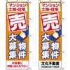 不動産用のぼり旗 「売物件大募集」 （名入れ可能品） 商品一覧/のぼり旗・用品/不動産業界向け/店頭店舗PR
