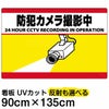 イラスト看板 「防犯カメラ撮影中」 特大サイズ(135cm×91cm)  表示板 横型 監視カメラ 商品一覧/プレート看板・シール/注意・禁止・案内/防犯用看板