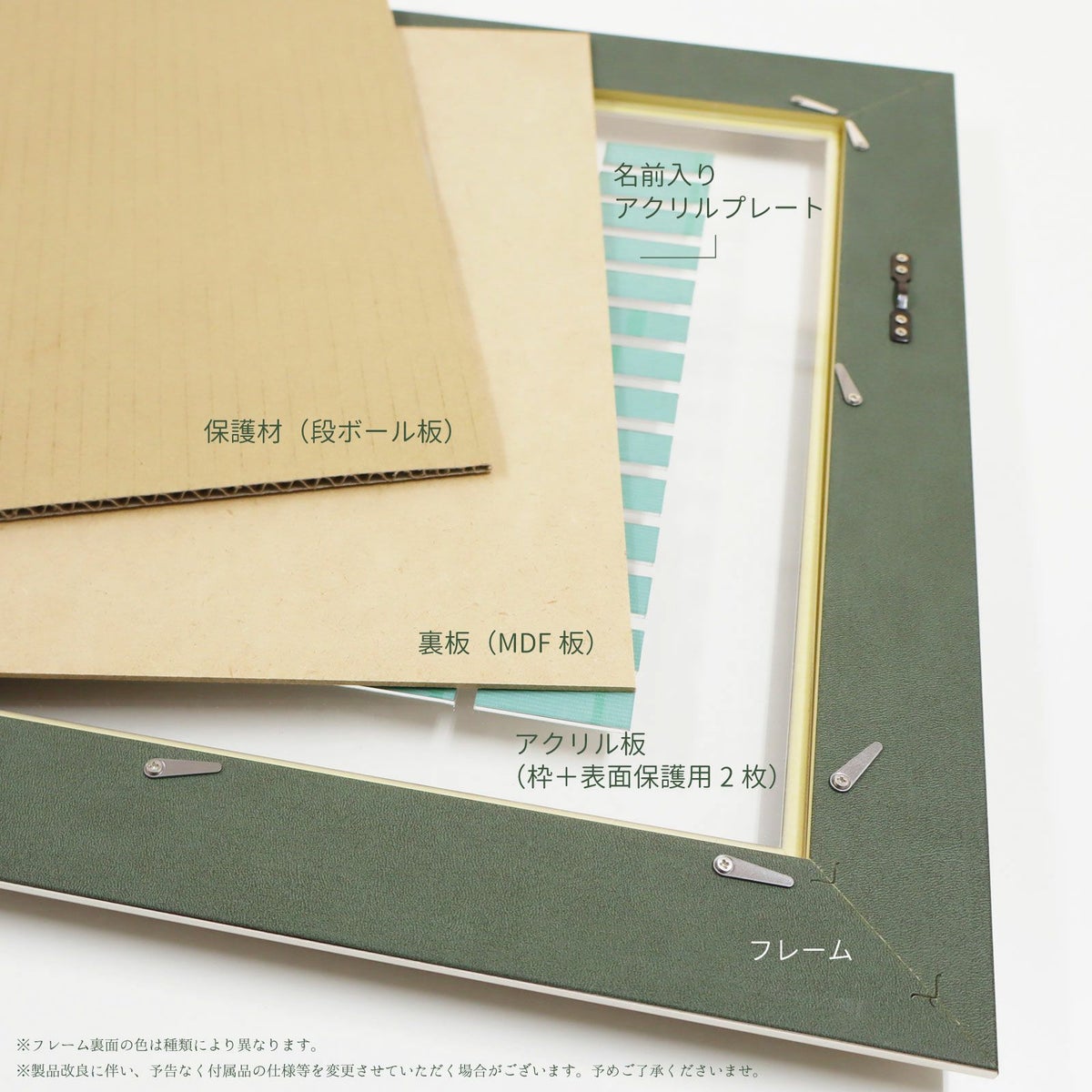 ゲスト参加型結婚証明書 選べるフレーム 名入れ印刷