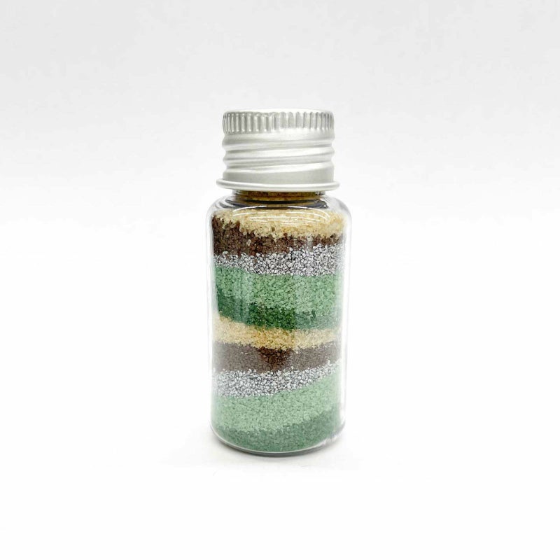 カラーサンド 各色100g 5色セット 計500g 17.forest(0509111216) 1mm 砂 アクリリカル サンドセレモニー
