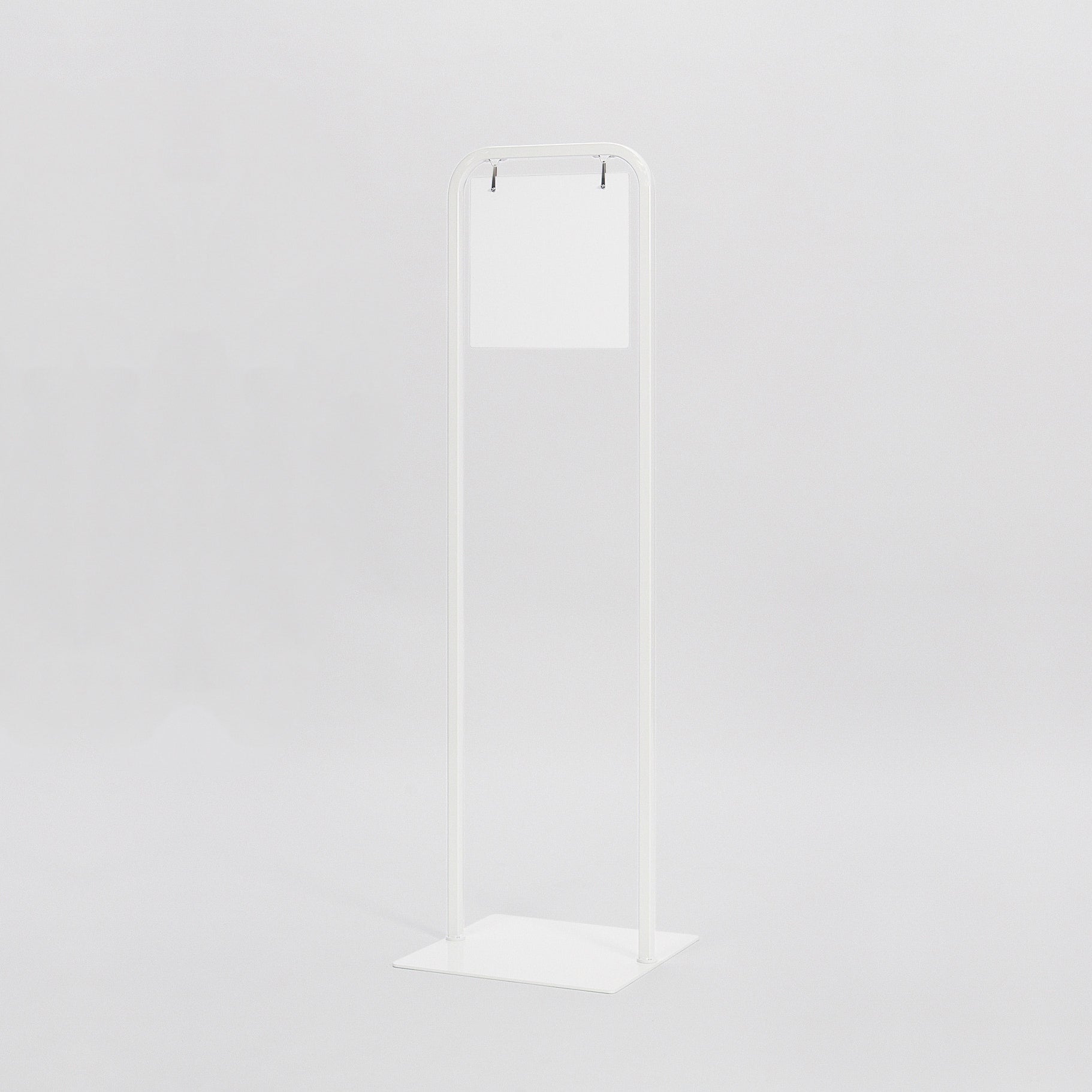 おしゃれ立て看板 スリムT型 260ｘ260mm 白色 無地 屋内仕様