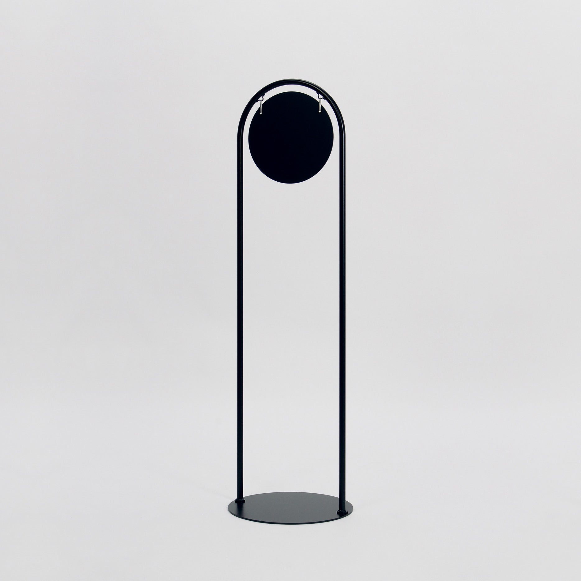 おしゃれ立て看板 スリムT型 φ260mm 黒色 無地 屋内仕様